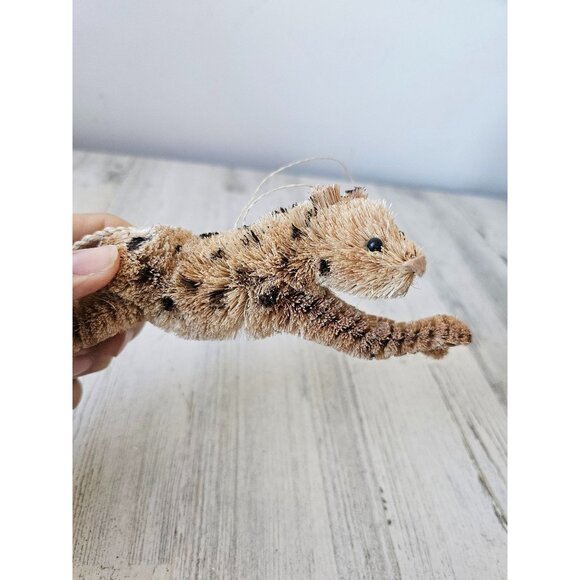 Martha Stewart cheetah Safari ornament bottle brush Xmas tree - Picture 6 of 8